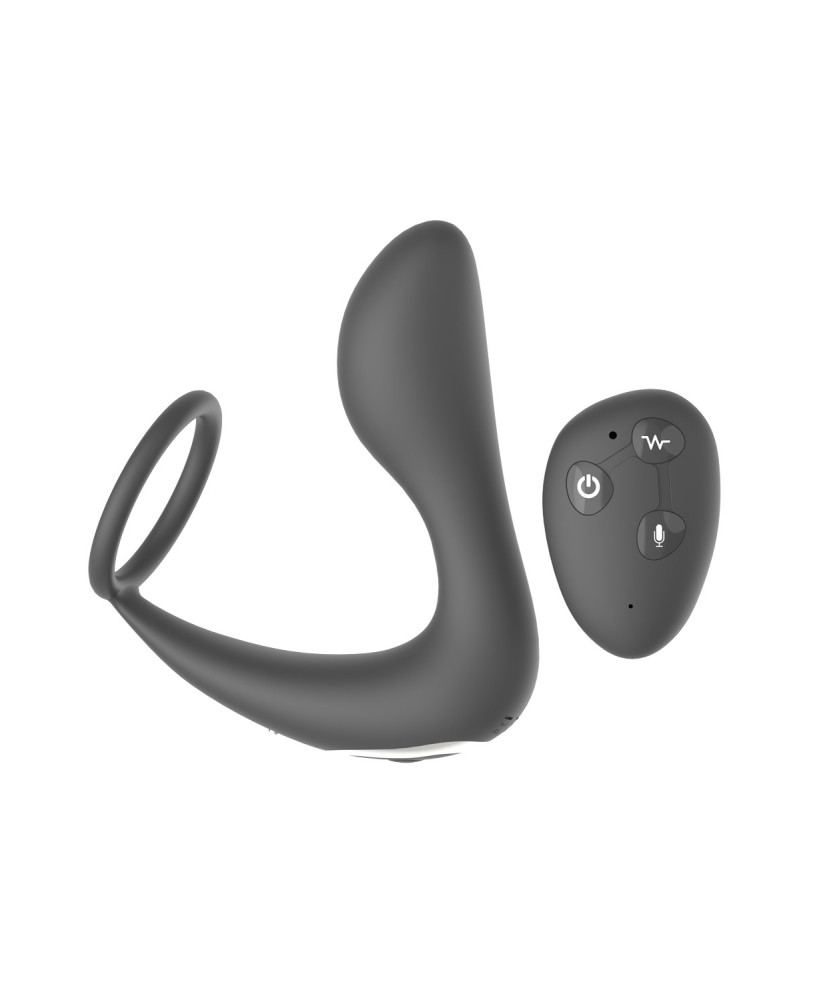 Stimulateur de prostate télécommandé avec micro décharge électrique et avec option commande vocale JUNO 